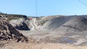 Шагающий экскаватор нарва