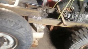 самодельный погрузчик. Мосты уаз, кпп классика, мотор 1