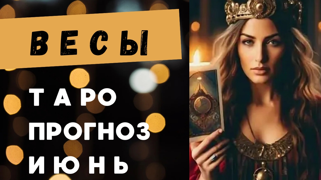ВЕСЫ 💯 таро прогноз на июнь 2025 🍀 энергии и события месяца