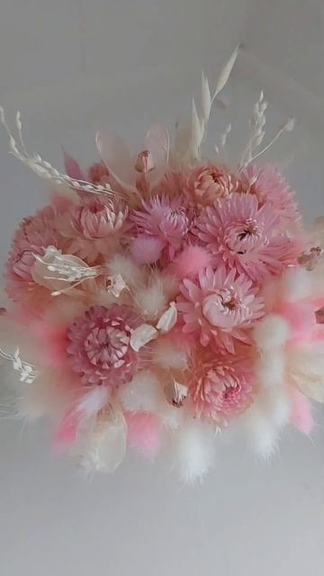 Сухоцветы. Композиция цветочная в керамической кружке #подарки #креативныеподарки смотреть онлайн