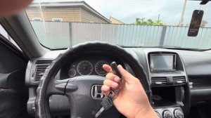 Honda CRV 2003 мигает зеленый ключ не заводится (замена блок?