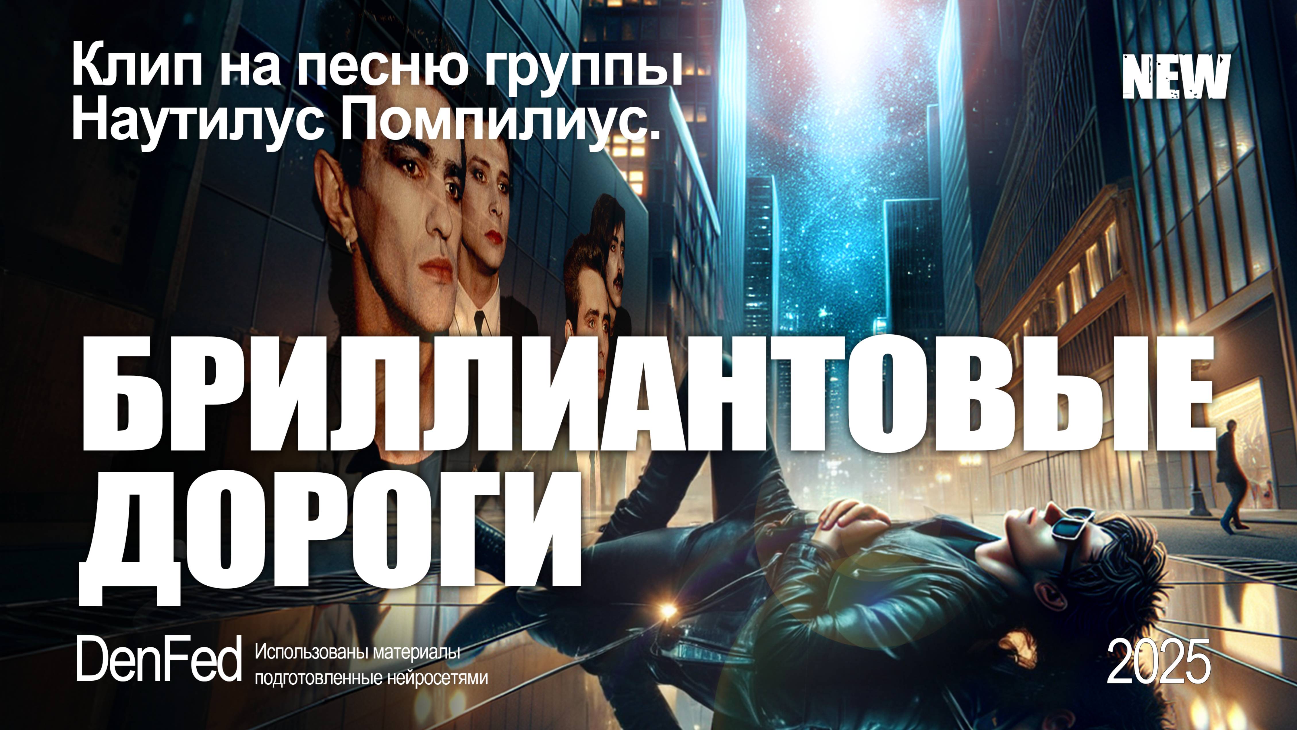 КЛИП на песню «Бриллиантовые дороги» группы «Наутилус Помпилиус». В. Бутусов. И. Кормильцев. NEW