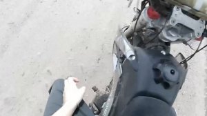 Газ в пол на питбайке🤯/ Покатушка на BSE EX 125