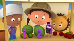 Считаем с Полой. Серия 27 - Жонглер. Обучающие мультфильмы для малышей