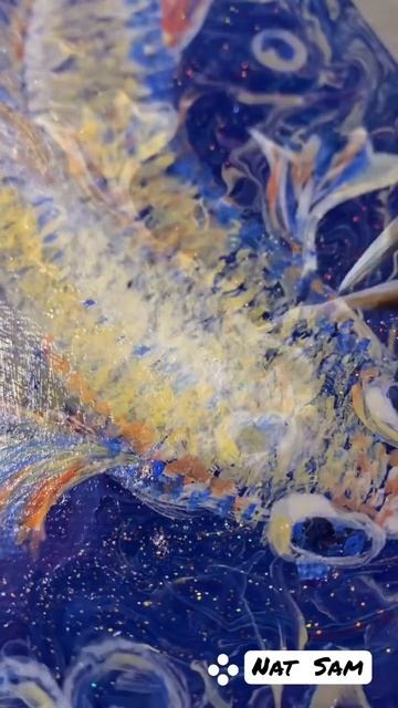 Использование заливки #жидкийакрил #drawing #рыба #art #акри смотреть онлайн