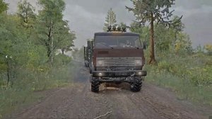 SnowRunner. Камаз 4310 - лесовоз