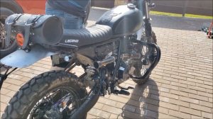 motoland legend: замена штатного глушителя, тест звука