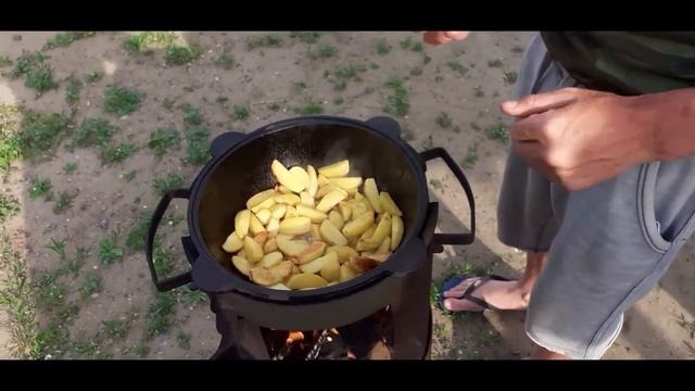 Колбаски с Картошкой в Казане!!!