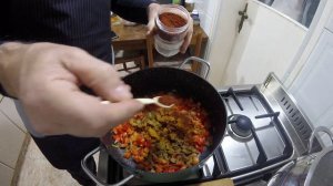 Готовим машхорда. Узбекский суп из маша.