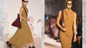 Victoria Beckham мода осень 2025 зима 2026 в Париже / Стильная одеж