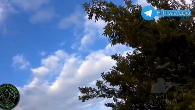 Атака вражеской FPV на наш транспорт.