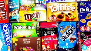 Вкусняшки Распаковка Шоколадки Мармелад Печенье Веселые Мультики с Конфетами для Малышей