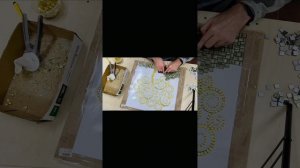 Мозаичное дерево из настоящего золота 23 карата символ вечного процветания