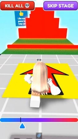 BARBIE PLAYS Easy Grow Obby !! #shorts