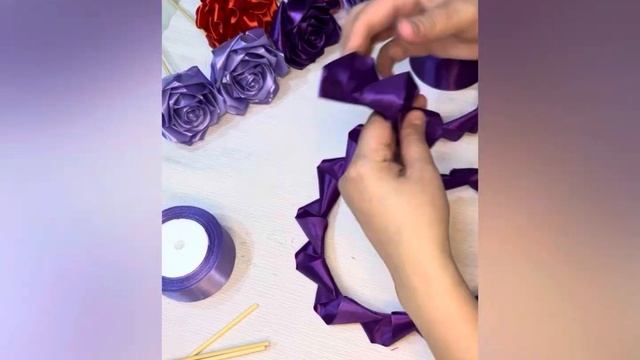 Самый быстрый и легкий способ сделать розу из атласны? смотреть онлайн