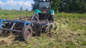 ПОДНЯТИЕ ЦЕЛИНЫ !!! На тракторе РТ-М-160 В ПАРЕ С ДИСКАТОР