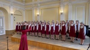 Хор "Камертон" - Русская народная песня в обработке С. Смирнова "Посеяли девки лён"