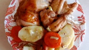 КУРИЦА в ДУХОВКЕ с Картошкой. БЫСТРЫЙ и Вкусный УЖИН