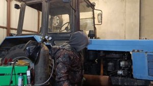 Восстановление трактора МТЗ 80 ( боковая рамка стекла) 2