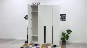 Айрон ШК-13 Шкаф 4-х створчатый Белый