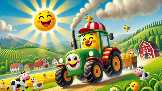 Tра-та-та, весёлый трактор 🚜😀
