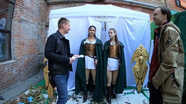Красивые эльфийки из Средиземья на Comic Con Ukraine. смотреть онлайн