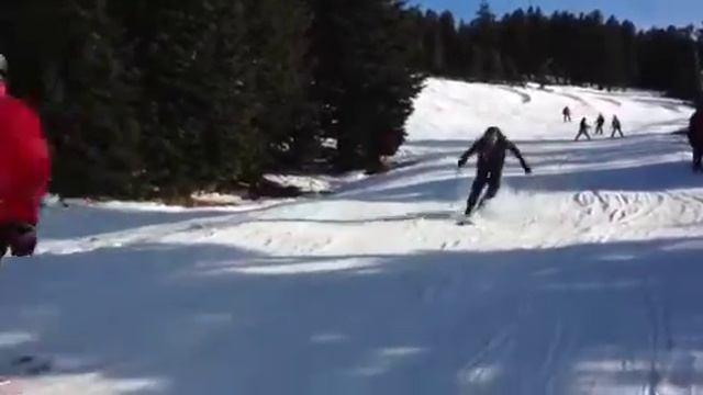 Прикол на лыжах смотреть онлайн