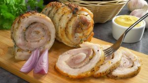 Как вкусно приготовить МЯСНОЙ РУЛЕТ ИЗ СВИНИНЫ в духовке. Рецепт Всегда Вкусно!