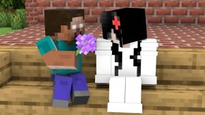 Херобрин, Садако и человек— Мультик с Персонажами Майнкрафт