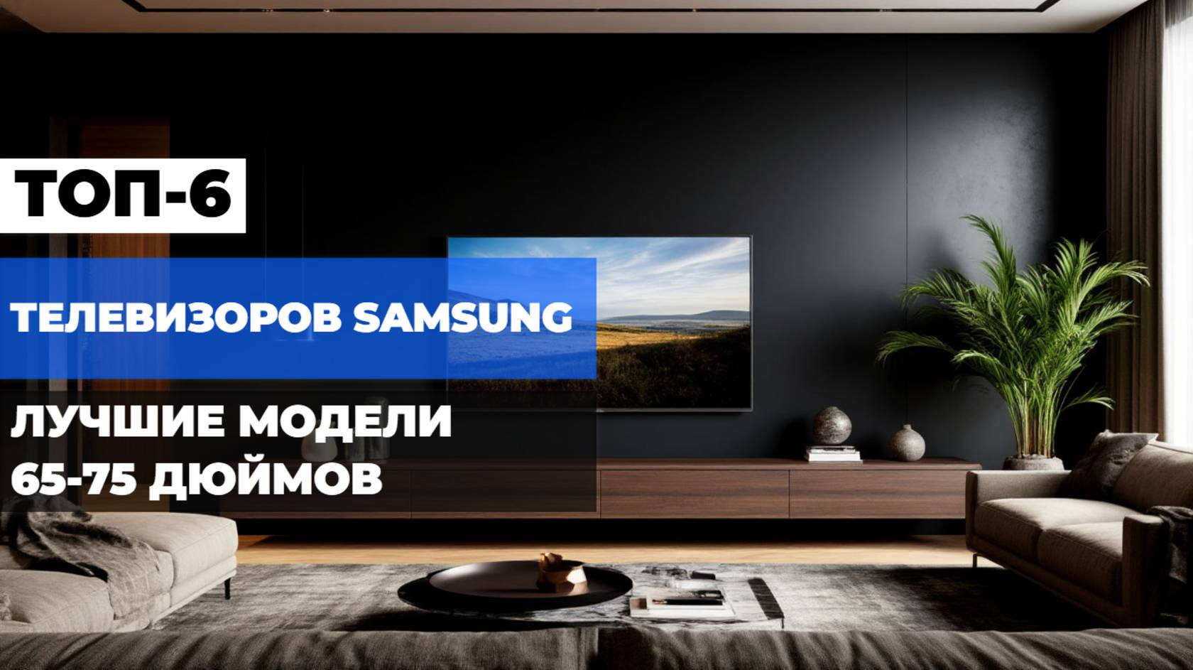 ЛУЧШИЕ ТЕЛЕВИЗОРЫ SAMSUNG 65/75 ДЮЙМОВ📺 ТОП-6 СМАРТ ТВ 2025 ГОДА!