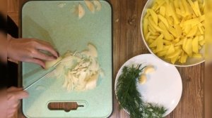 Жареная Картошка с Салом🥓и луком!Просто и Вкусно.