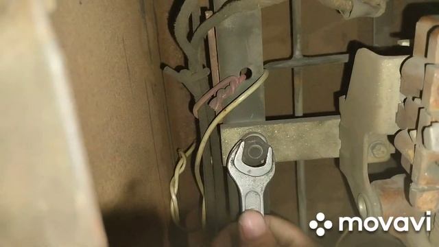 Замена контактора на мостовом кране.