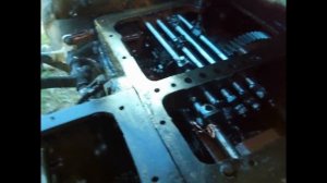 Т-40. Переключение реверса тросиком.