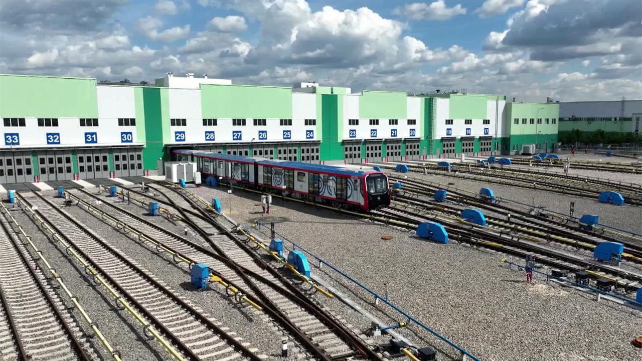 Открылось новое электродепо "Южное" Замоскворецкой линии Московского метрополитена