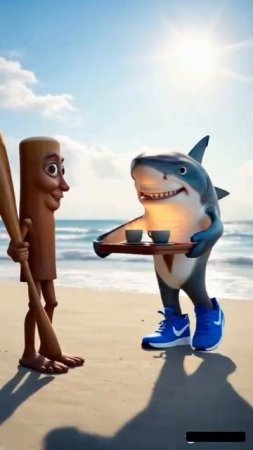 🦈Тунг тунг тунг сакур и тралалело трала на необитаемом острове🏝️