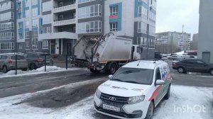 Мусоровоз ТН-55 на шасси МАЗ-6312 (В-295-СК) 122, 13.03.24.