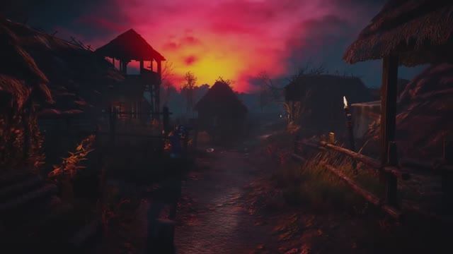 Прогулка по Велену - Музыка и расслабляющая атмосфера из игры Ведьмак 3, фоновая музыка