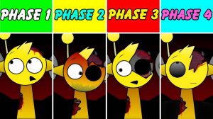 Вся версия заменена с фазы 1 на фазу 2 на фазу 3 и фазу 4 в Incredibox Sprunki