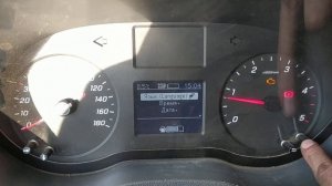 Как установить время в MB Sprinter 907
