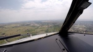 Заход и посадка в Тбилиси