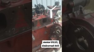 Трактор UTB, Universal 445,сборка двигателя D115,первый запуск п