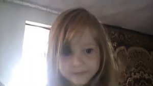 Видео с веб-камеры. Моя сестра Уля