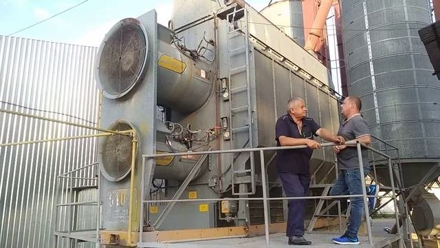 Ремонт зерносушилки GSI. Repair GSI Grain Dryer.