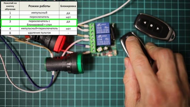 Двухканальное радио реле 433МГц 12V/24V смотреть онлайн