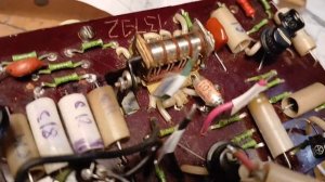 Переключатель режимов на плате магнитофона Весна-2.