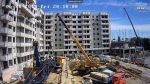 Демонтаж башенного крана КБ-403. Чуть не опрокинулся ав?