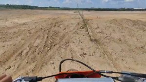 Покатушка на питбайке|съездили на песочный карьер