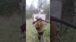 Отстрел из МР -27М латунных гильз на дымном порохе чере?