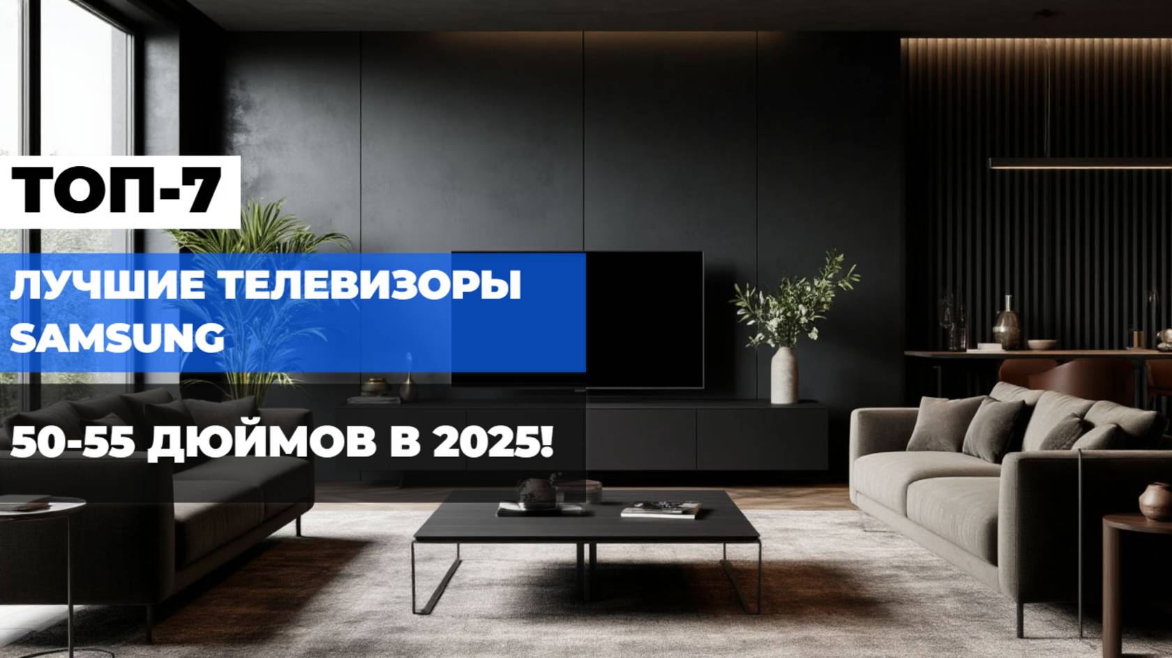 САМЫЕ КРУТЫЕ ТЕЛЕВИЗОРЫ SAMSUNG 2025: ТОП-7 50-55 ДЮЙМОВ! 📺🔥