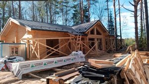 дом из клееного бруса